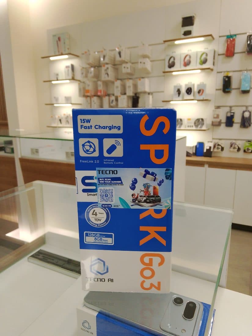 Tecno Spark Go 3 128GB 8GB RAM (4GB+4GB Extended)