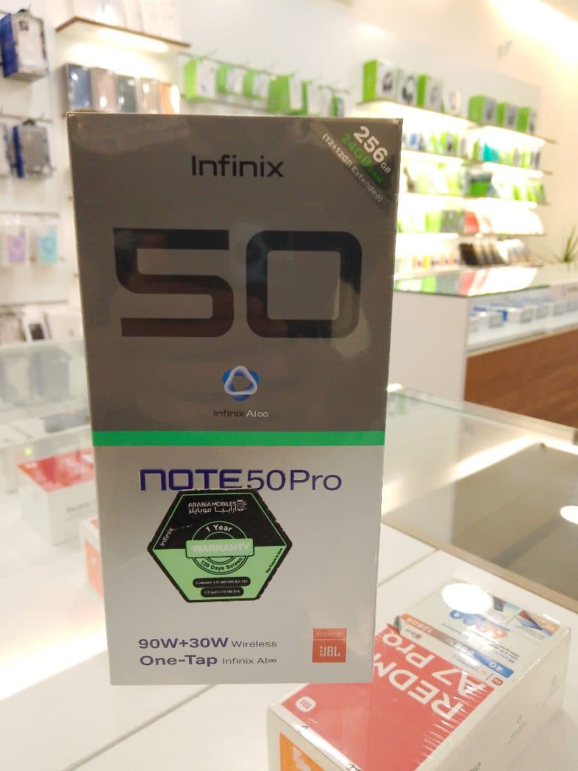 Infinix Note 50 Pro 4G 256GB 12GB RAM (24GB Extended)