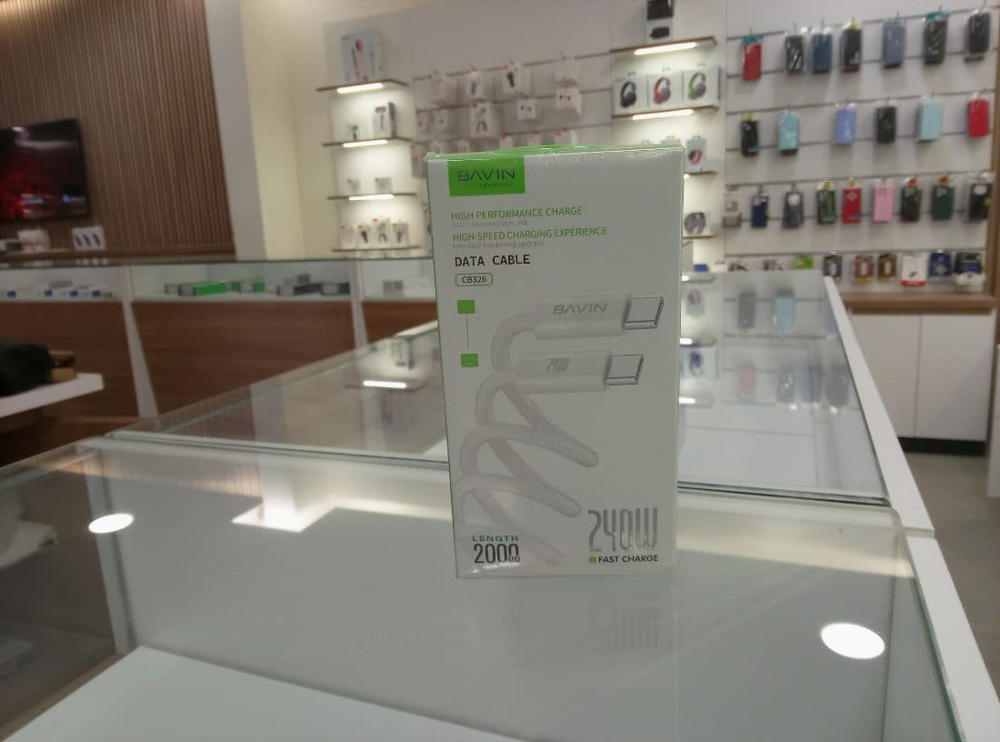 Bavin CB286 PD 240W Type-C to Type-C Fast Charging Cable
