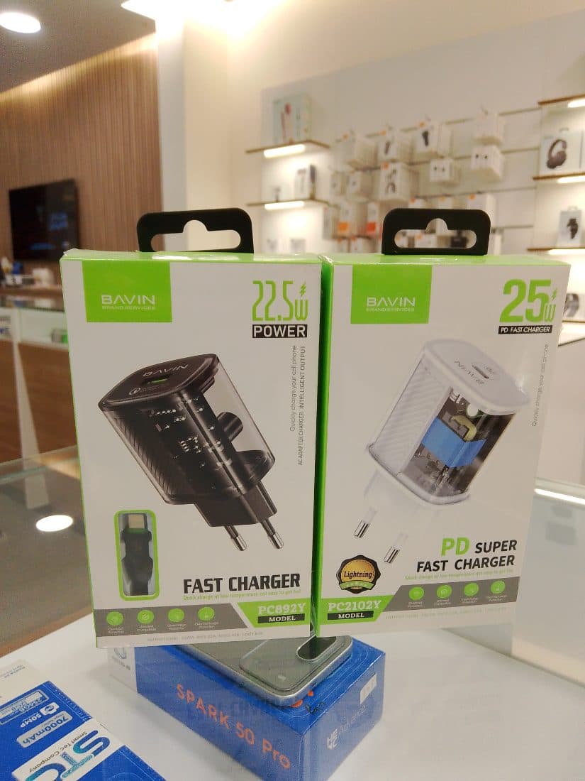 Bavin PD Super Fast Charger with Type-C to Lightning Cable