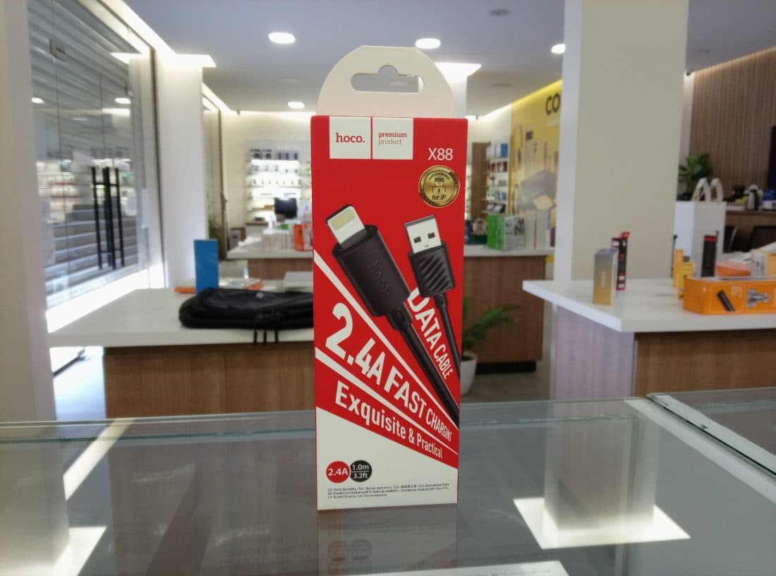 Hoco X88 USB to Lightning Charging Cable 2.4A 1M