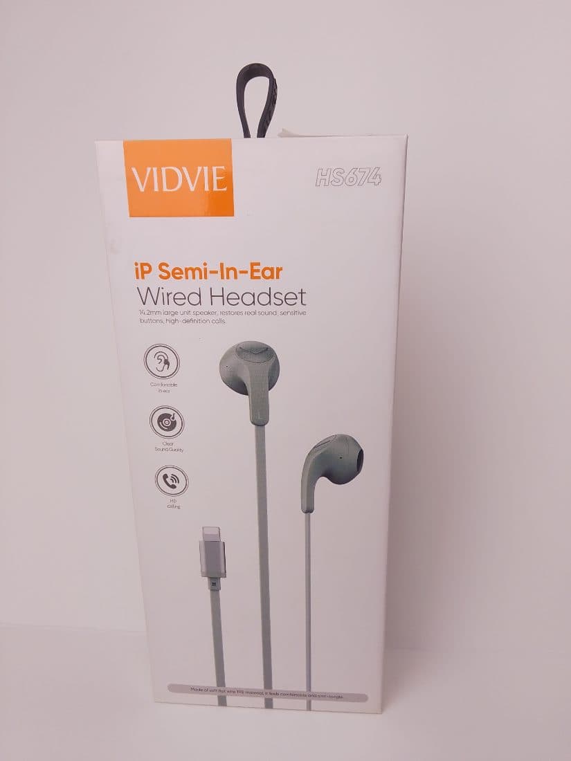 Vidvie IP Semi_In_Ear Wired Headset